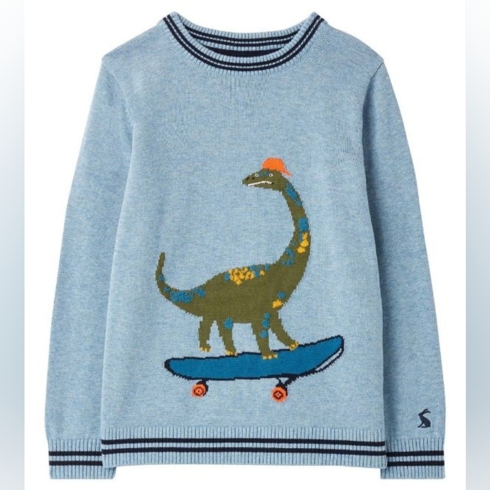 Joules Skateboarding Dino Sweater